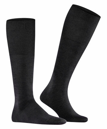 FALKE Airport Heren Kniekousen (15435) – Zwart