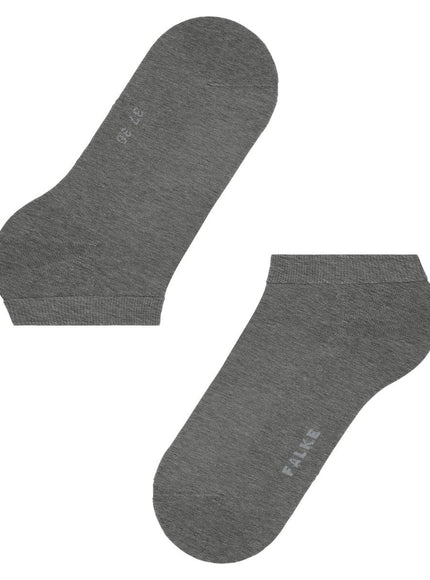 FALKE ClimaWool Dames Sneakersokken 46483 – light greymel., voorkant