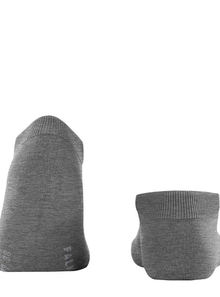FALKE ClimaWool Dames Sneakersokken 46483 – light greymel.