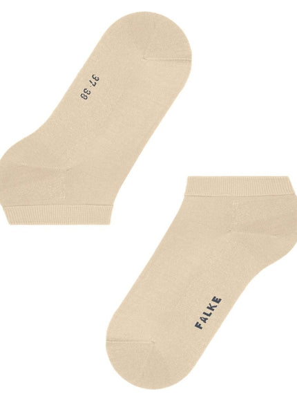 FALKE ClimaWool Dames Sneakersokken 46483 – Cream, voorkant