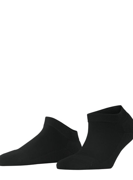 FALKE ClimaWool Dames Sneakersokken 46483 – Zwart, voorkant