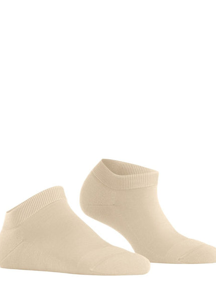 FALKE ClimaWool Dames Sneakersokken 46483 – Cream, voorkant