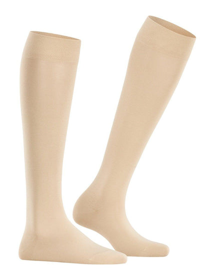 FALKE Cotton Touch Dames Kniekousen 46605 – Cream