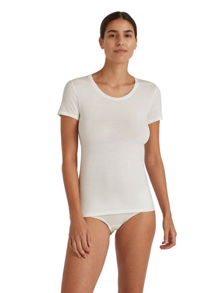 FALKE Dames Korte Mouw Shirt Daily ClimaWool 69060