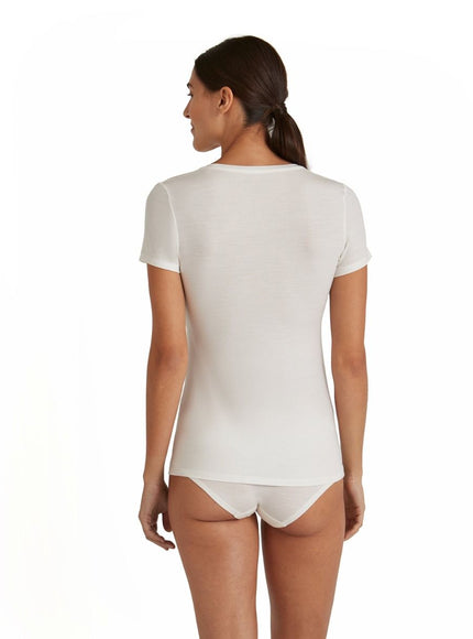 FALKE Dames Korte Mouw Shirt Daily ClimaWool 69060