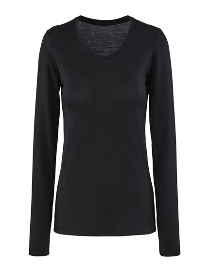 FALKE Dames Lange Mouw Shirt Daily ClimaWool 69055
