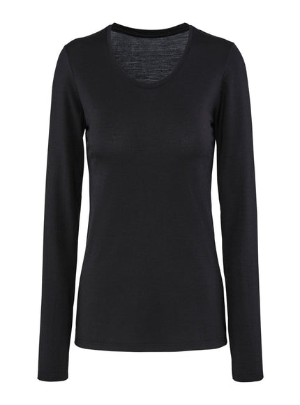 FALKE Dames Lange Mouw Shirt Daily ClimaWool 69055