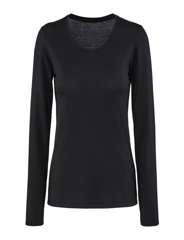 FALKE Dames Lange Mouw Shirt Daily ClimaWool 69055