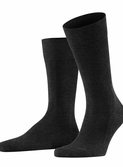 FALKE Family Heren Sokken 14657 – anthra.mel, voorkant