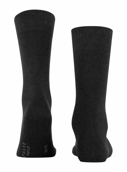 FALKE Family Heren Sokken 14657 – anthra.mel, achterkant