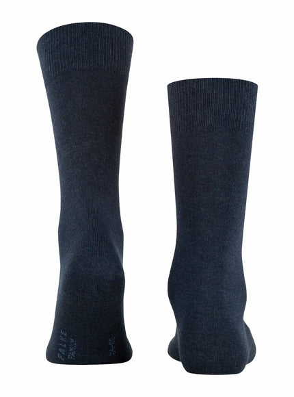 FALKE Family Heren Sokken 14657 – navy mel., achterkant