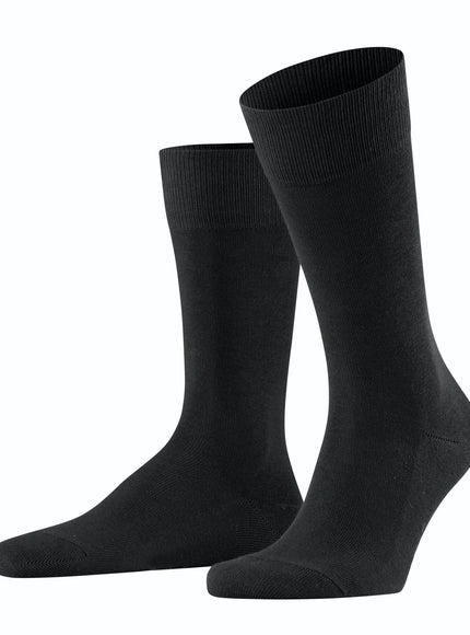 FALKE Family Heren Sokken 14657 – Zwart, voorkant