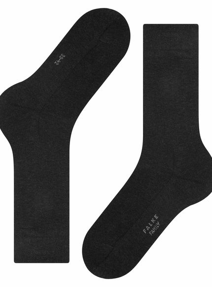 FALKE Family Heren Sokken 14657 – anthra.mel, voorkant
