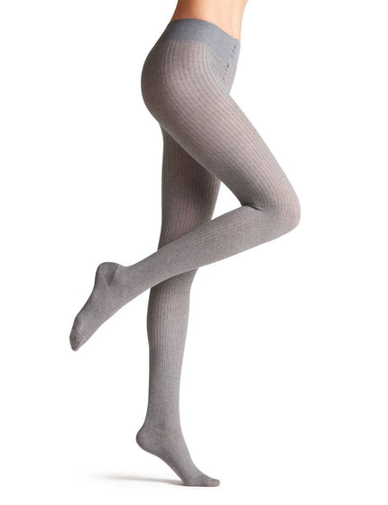 FALKE Family Rib Maillot 48490 – light greymel.