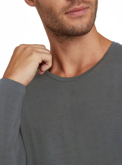 FALKE Heren Lange Mouw Shirt Daily ClimaWool 68035