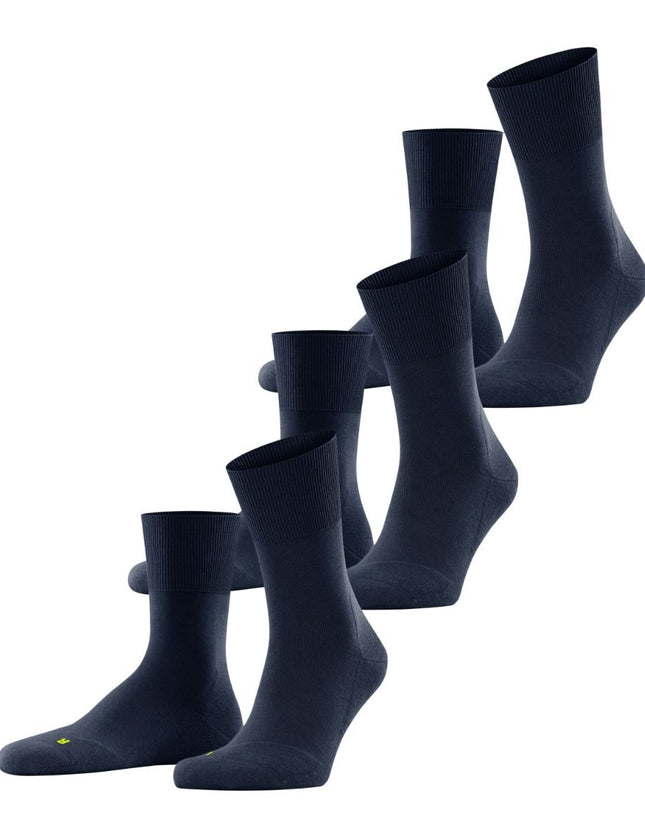 FALKE Run Bundle 3 Pack sokken 13029 – marine, voorkant
