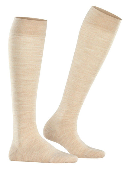 FALKE Sensitive Berlin Dames Kniekousen 46229 – linen mel.