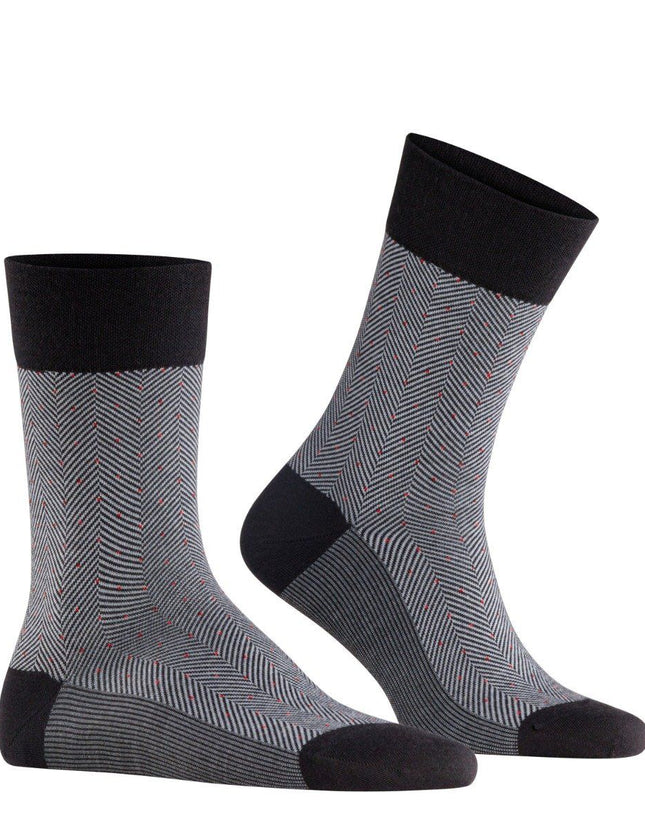 Falke Sensitive Herringbone Heren Sokken 12492