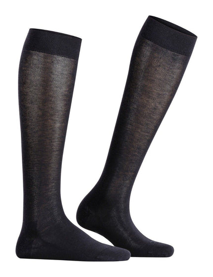 FALKE Sensitive London Dames Kniekousen 46672 – dark navy