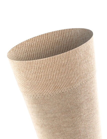 FALKE Sensitive London Heren Sokken 14719 – sand mel.