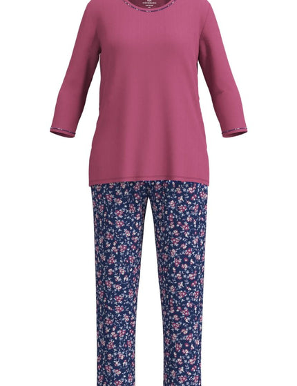 Gotzburg dames Pyjama 250296 425 rot-mittel-allover