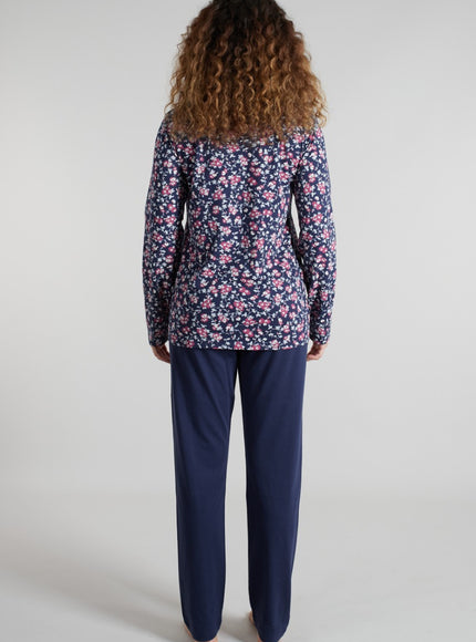 Gotzburg dames Pyjama 250298 625 Blau