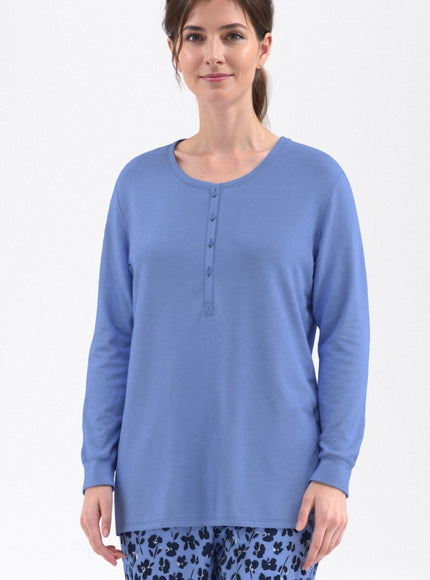 Gotzburg dames Pyjama 250331 625 Blau