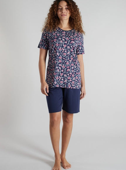 Gotzburg dames Shortama 250337 625 Blau
