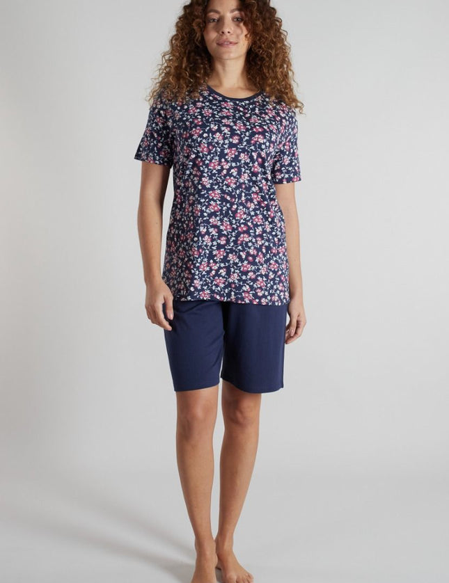 Gotzburg dames Shortama 250337 625 Blau