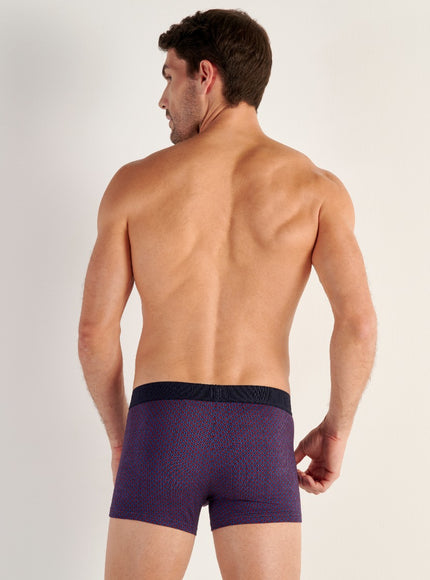 Hom Boxer brief HO1 Fats 403229 iora navy print