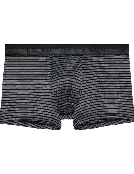 Hom Boxer brief Monsieur 403251 R04W black white stripe