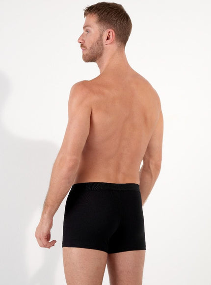 Hom BoxerBriefs H01 2 pack Neels 403104 D042 black print