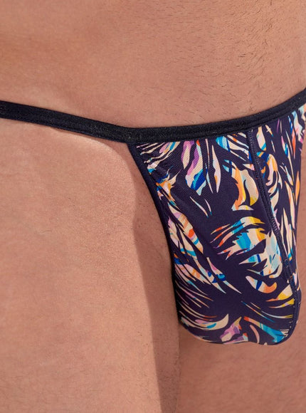 Hom G-String Viscaya 403143 p0ra navy print