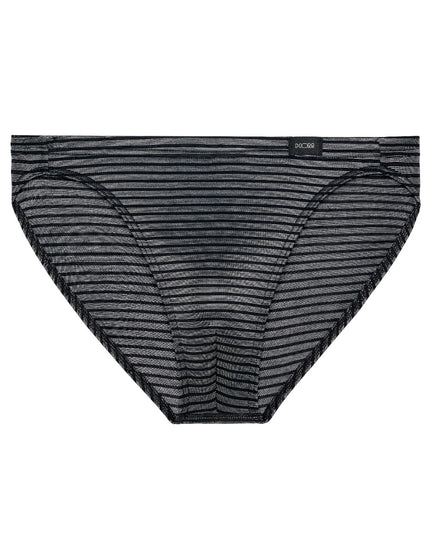 Hom Micro brief Monsieur 403250 R04W black white stripe