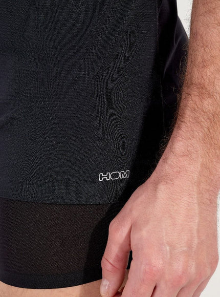 Hom Tee-Shirt Crew Neck H-Fresh 403003 0004 Black – detail