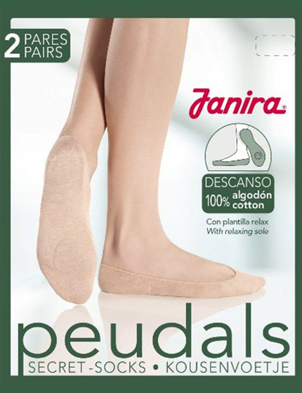 Janira kousenvoetje Descanso Katoen (10030N) 2 pack