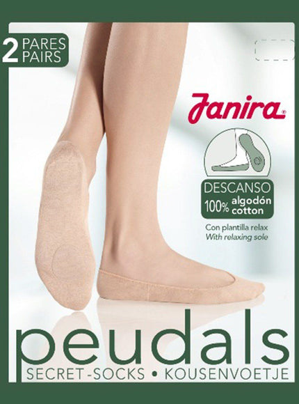 Janira kousenvoetje Descanso Katoen (10030N) 2 pack