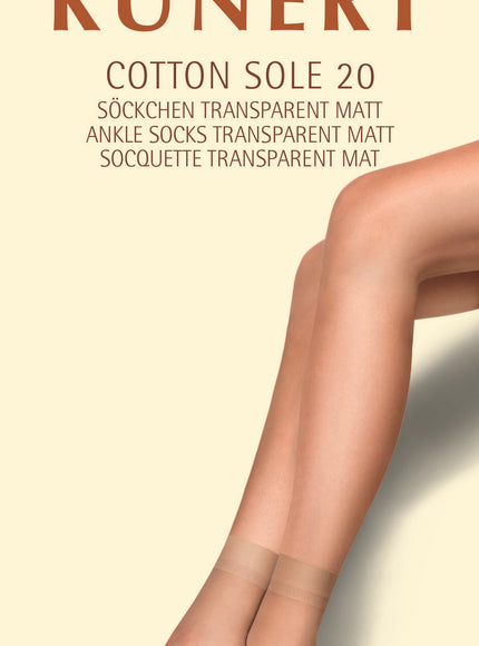 Kunert Cotton sole sokje 169800 – Cashmere, verpakking