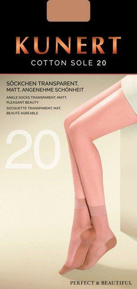 Kunert Cotton sole sokje 169800 – Cashmere, verpakking