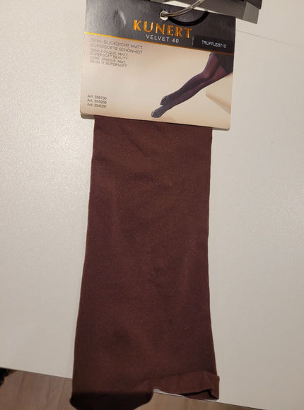 Kunert Velvet 40 den mat 3 d 354000 – truffle