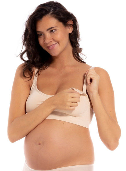 MAGIC Bodyfashion Magic Mommy Comfort Nursing Bra 20MB – Huid, op model