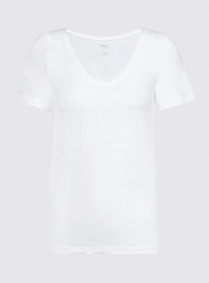 Mey Bodywear Dames Organic T-Shirt 26816 – Wit