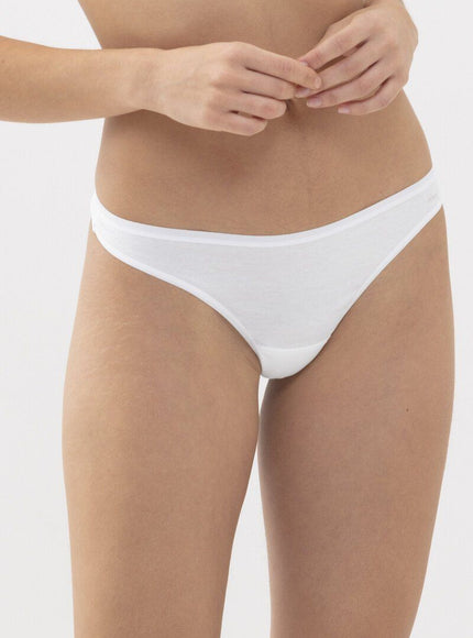 Mey Bodywear Dames Organics String 29814 – Wit