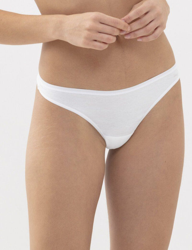 Mey Bodywear Dames Organics String 29814 – Wit