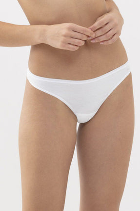 Mey Bodywear Dames Organics String 29814 – Wit