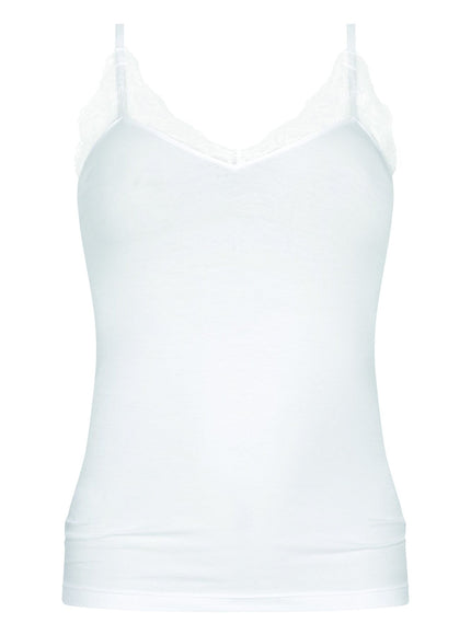 Mey Bodywear Dames Spaghetti Top met kant 25011