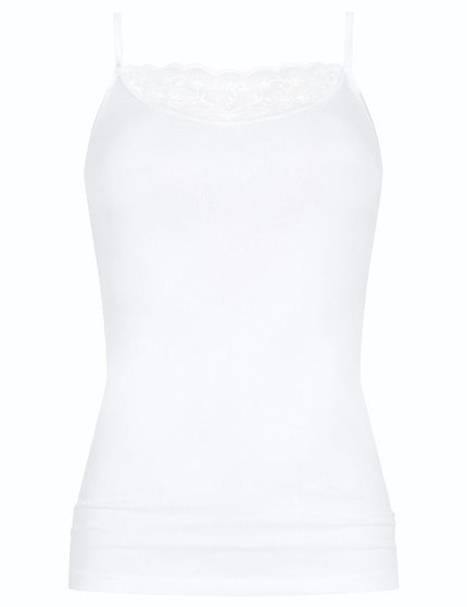 Mey Bodywear dames Top spagettibandje met kant 55333 – voorkant