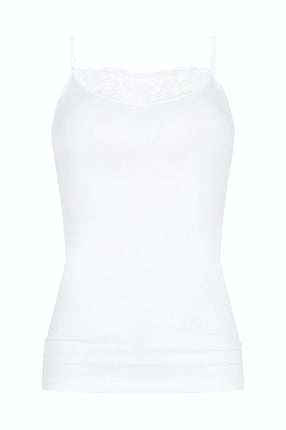 Mey Bodywear dames Top spagettibandje met kant 55333 – voorkant
