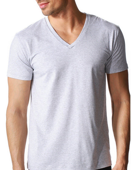 Mey Bodywear dry cotton shirt 46507 – light grey melange