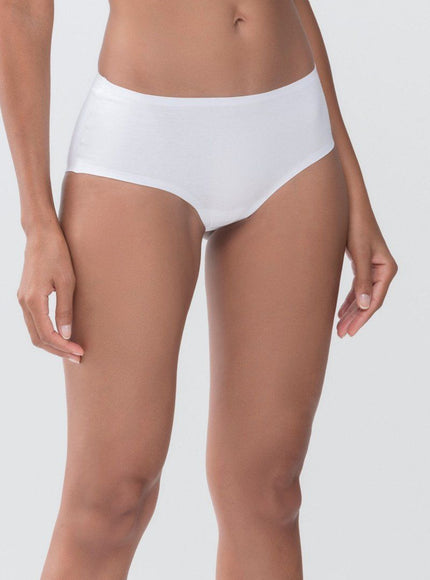 Mey Bodywear Mey dames Hipster Second me Pure katoen 79894 – Wit